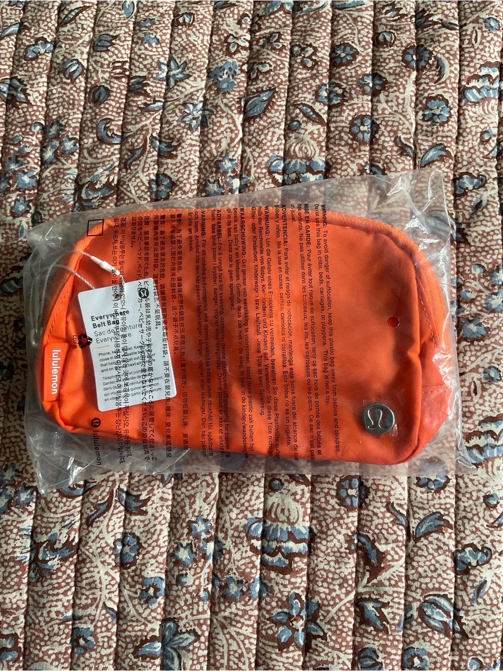 Lululemon Everywhere Orange Belt Bag 1L